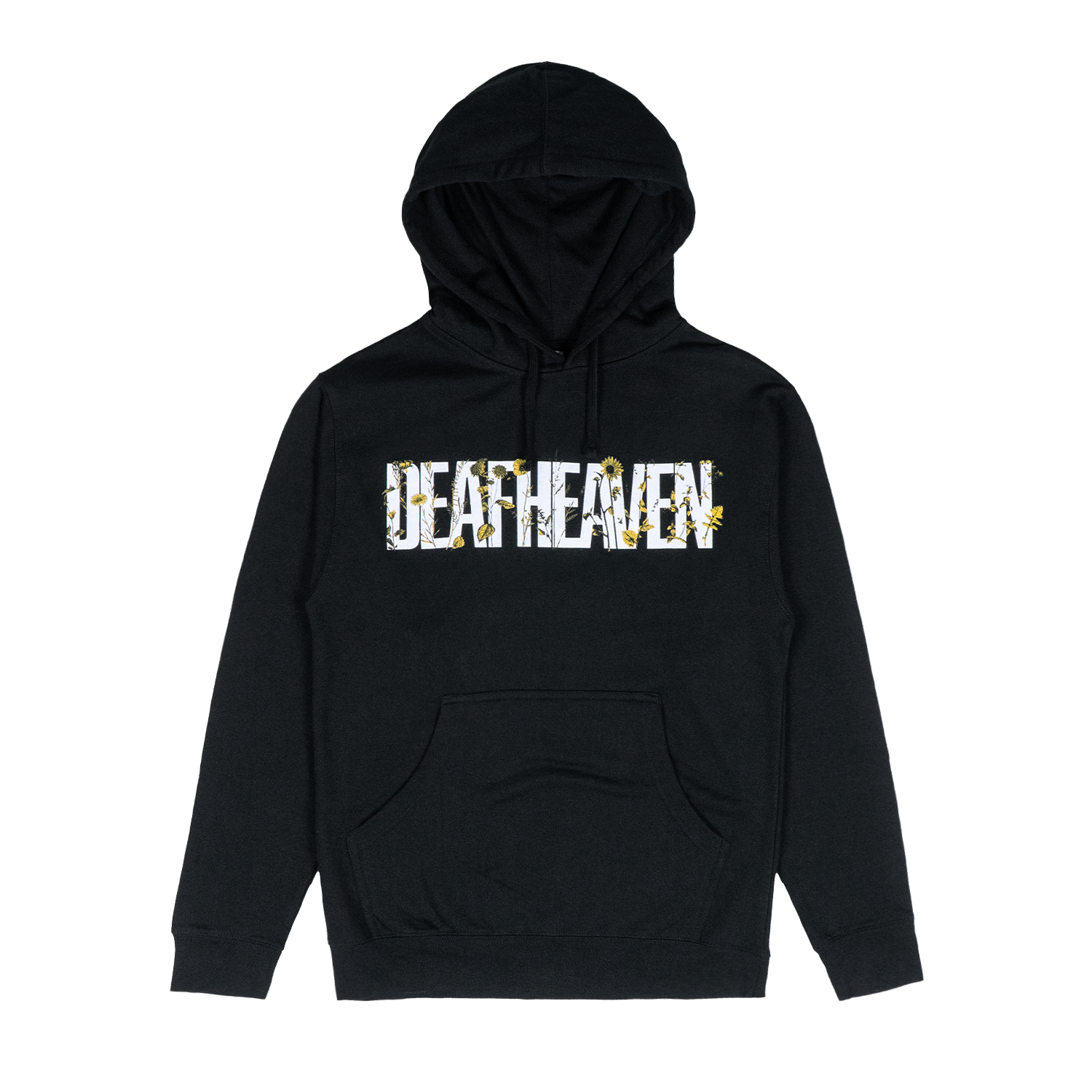 Black Flower Hoodie