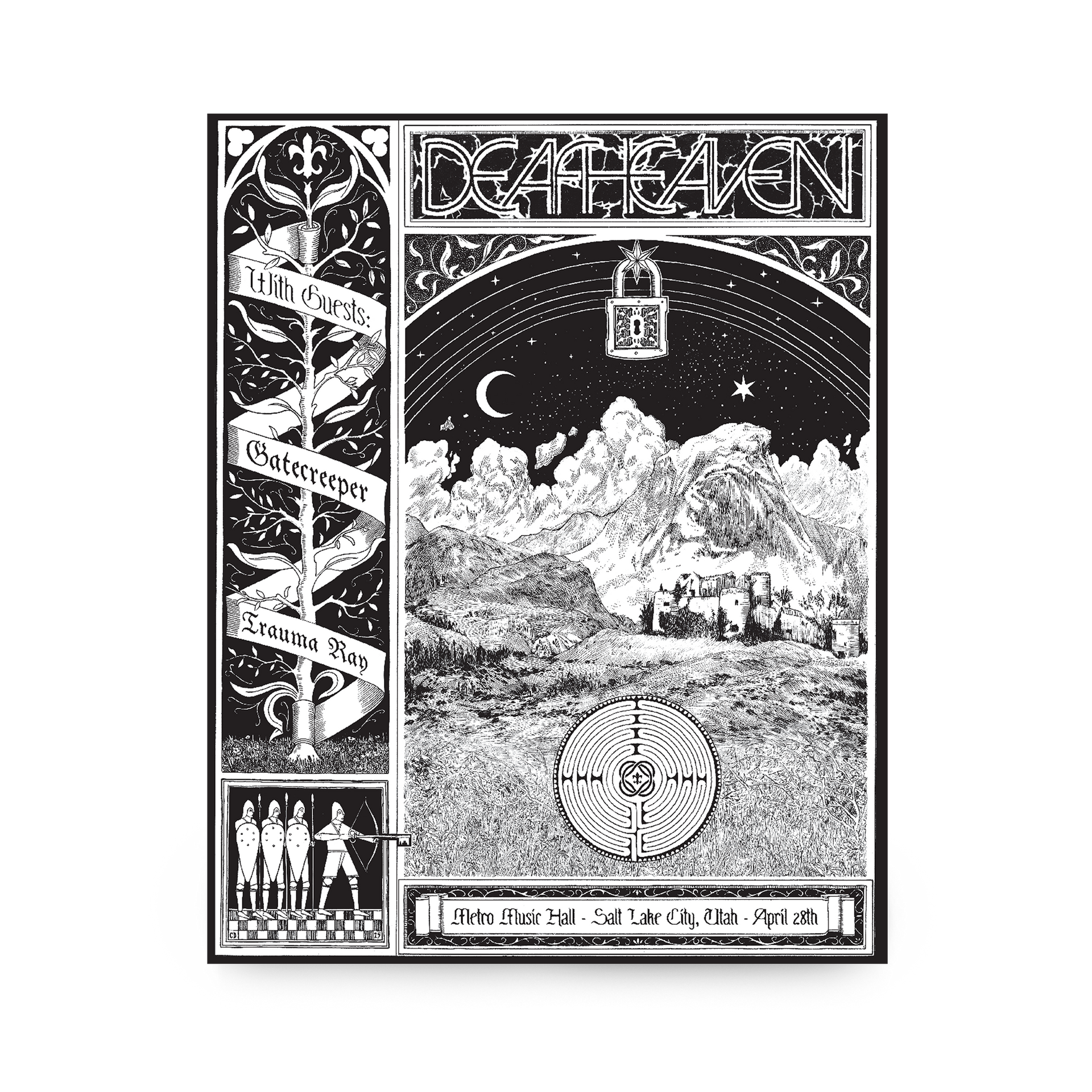 Salt Lake City Tour Poster – Deafheaven